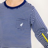 The Beaufort Bonnet Company TBBC LS Carter Crewneck - BB/NN Stripe