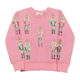 Belle Cher Belle Cher Pink & Teal Nutcracker Sweatshirt