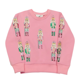 Belle Cher Belle Cher Pink & Teal Nutcracker Sweatshirt