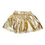 Belle Cher Belle Cher Gold Metallic Skort