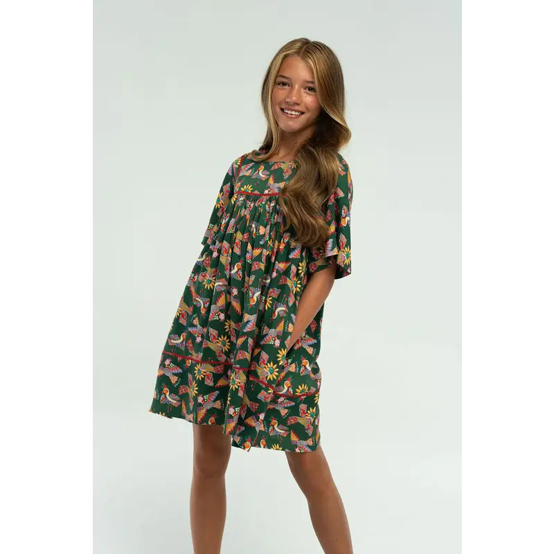 Briton Court Briton Court Kelly Green Kaylee Dress