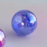 Glitterville Ripple Iridescent Ball Ornament