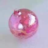 Glitterville Ripple Iridescent Ball Ornament