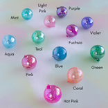 Glitterville Ripple Iridescent Ball Ornament