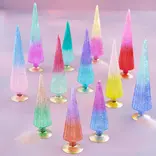 Glitterville Ombre Iridescent Fluted Tree