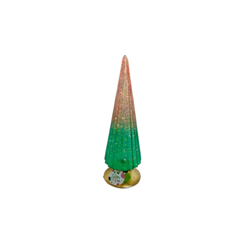 Glitterville Ombre Iridescent Fluted Tree
