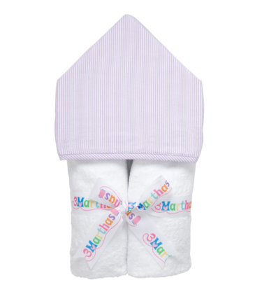 3 Marthas 3 Marthas Lilac Seersucker Everykid Towel