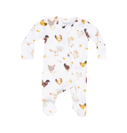 Angel Dear Angel Dear Zipper Footie - Collector Chickens