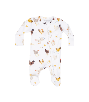 Angel Dear Angel Dear Zipper Footie - Collector Chickens