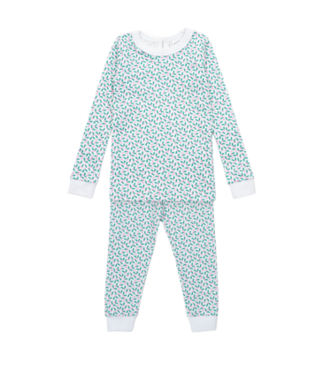 Lila + Hayes Lila + Hayes Ava Pajama Set - Holly Holiday