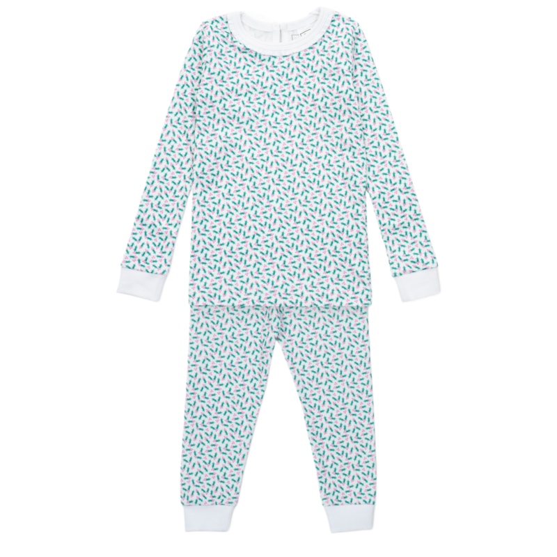 Lila + Hayes Lila + Hayes Ava Pajama Set - Holly Holiday