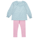 Lila + Hayes Lila + Hayes Emma Legging Set - Holly Holiday