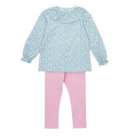 Lila + Hayes Lila + Hayes Emma Legging Set - Holly Holiday