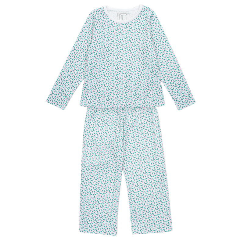 Lila + Hayes Lila + Hayes Millie Pant Set - Holly Holiday