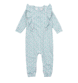 Lila + Hayes Lila + Hayes Evelyn Romper - Holly Holiday