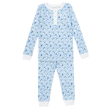 Lila + Hayes Lila + Hayes Jack Pajama Set - Penguin Party Blue