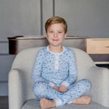 Lila + Hayes Lila + Hayes Jack Pajama Set - Penguin Party Blue