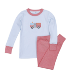 Magnolia Baby Magnolia Baby Hero Brigade Applique Long Pajamas