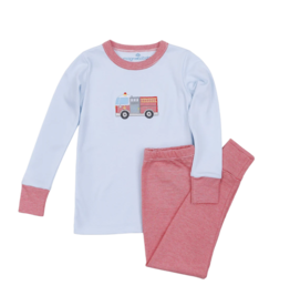 Magnolia Baby Magnolia Baby Hero Brigade Applique Long Pajamas