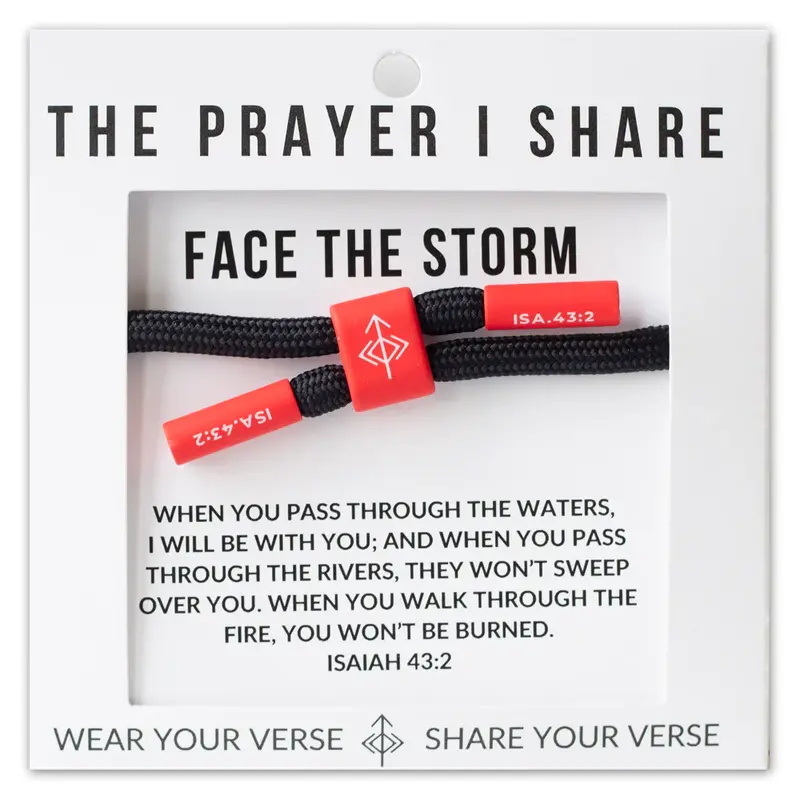 The Prayer I Share The Prayer I Share Face The Storm Cord Bracelet