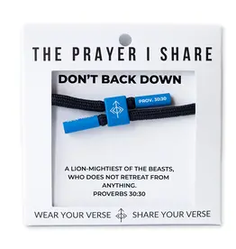 The Prayer I Share The Prayer I Share Don't Back Down Cord Bracelet