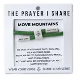 The Prayer I Share The Prayer I Share Move Mountains Cord Bracelet