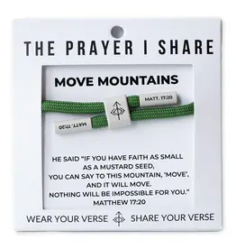 The Prayer I Share The Prayer I Share Move Mountains Cord Bracelet