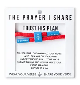 The Prayer I Share The Prayer I Share Trust His Plan Cord Bracelet