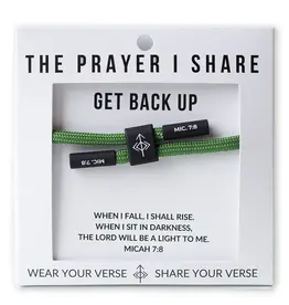 The Prayer I Share The Prayer I Share Get Back Up Cord Bracelet
