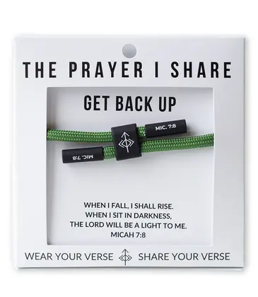 The Prayer I Share The Prayer I Share Get Back Up Cord Bracelet
