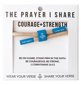 The Prayer I Share The Prayer I Share Courage + Strength Cord Bracelet
