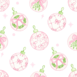 James & Lottie James & Lottie Pink Ornaments Everly Smocked Dress