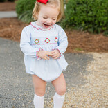 James & Lottie James & Lottie Wreath Sara Smocked Bubble