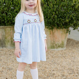 James & Lottie James & Lottie Wreath Sara Smocked Dress