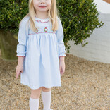 James & Lottie James & Lottie Wreath Sara Smocked Dress