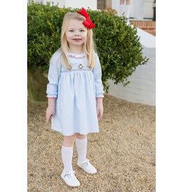 James & Lottie James & Lottie Wreath Sara Smocked Dress