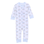Magnolia Baby Magnolia Baby Santa Baby Blue Zipper Pajamas