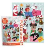 WerkShoppe WerkShoppe Holiday Gift Exchange 100 Piece Puzzle Snax