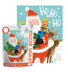 WerkShoppe WerkShoppe Ho Ho Ho Santa 48 Piece Puzzle Snax