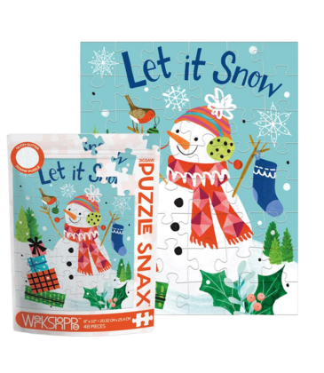WerkShoppe WerkShoppe Let It Snow 48 Piece Puzzle Snax