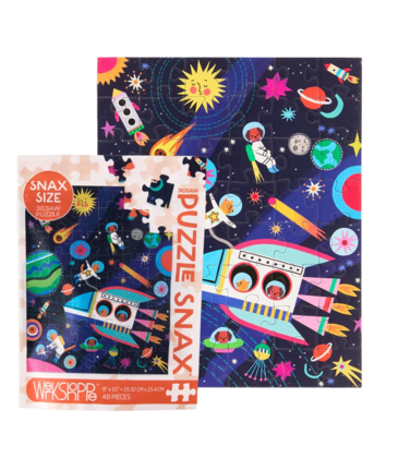 WerkShoppe WerkShoppe Pets in Space 48 Piece Puzzle Snax