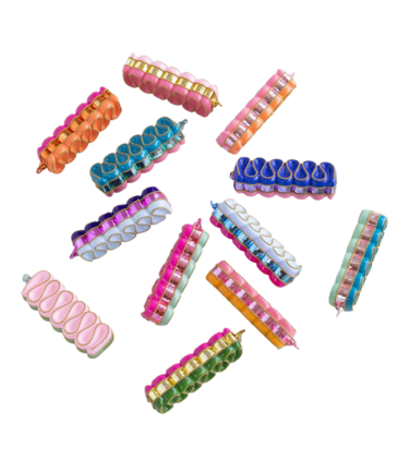 Glitterville Ribbon Candy Ornament