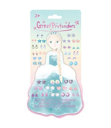 Great Pretenders Great Pretenders Frosty Sister Stick On Earrings