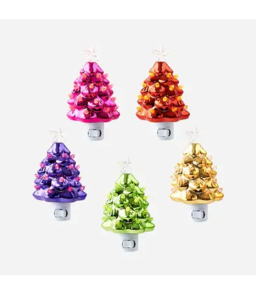 One Hundred 80° Metallic Tree Night Light