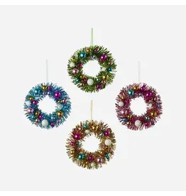 One Hundred 80° Tinsel Wreath