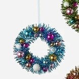 One Hundred 80° Tinsel Wreath
