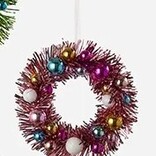 One Hundred 80° Tinsel Wreath