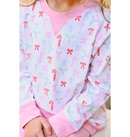 James & Lottie James & Lottie Bows and Holly Sidney Sweatshirt