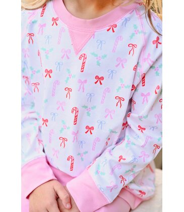 James & Lottie James & Lottie Bows and Holly Sidney Sweatshirt