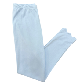 James & Lottie James & Lottie Light Blue Scalloped Leggings
